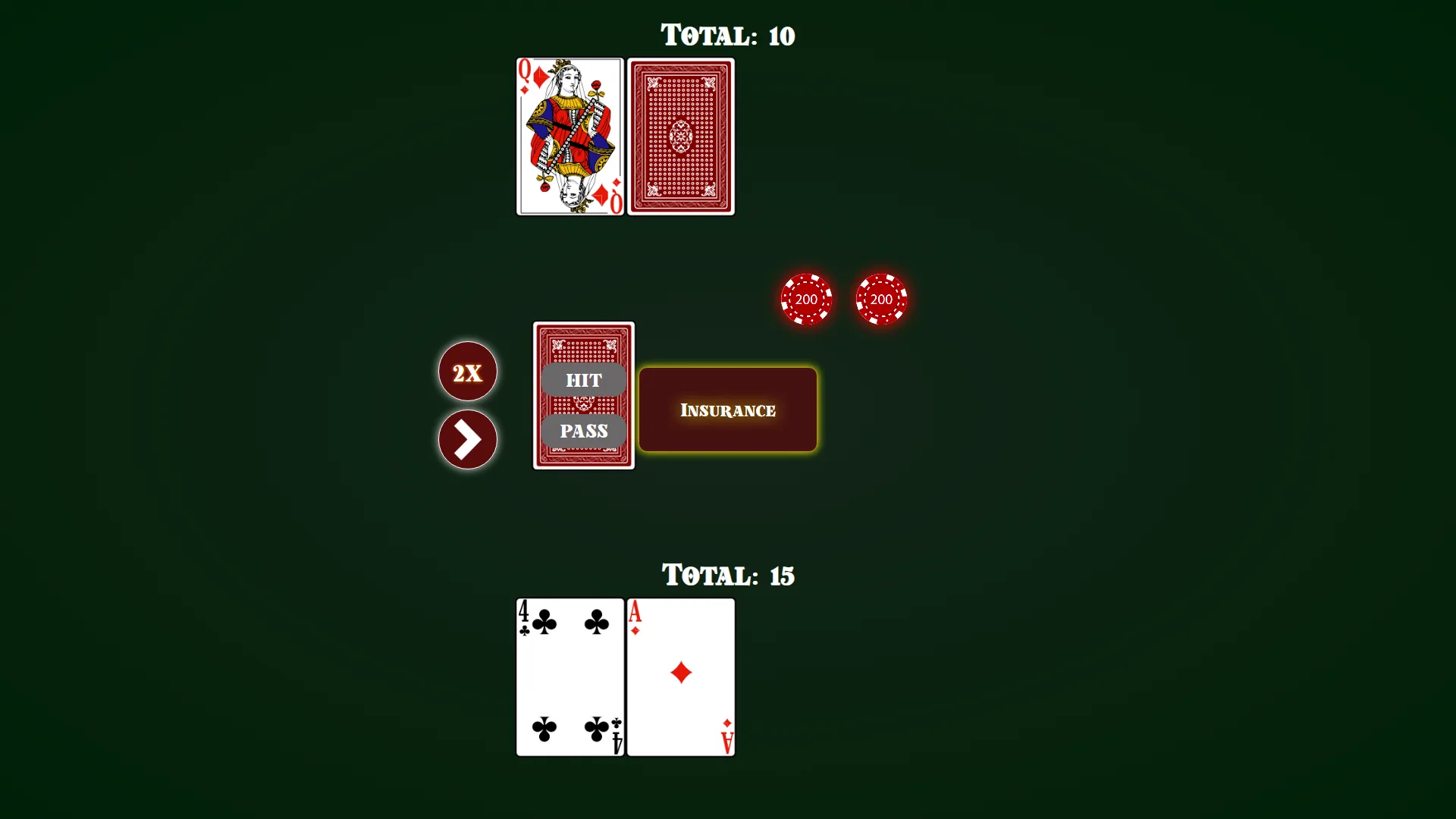 Blackjack screenshot